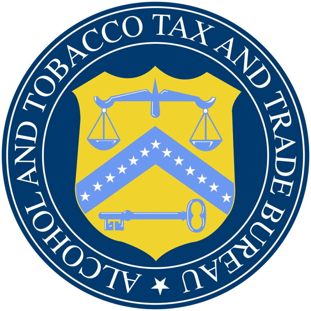 US Alcohol and Tobacco Tax and Trade Bureau Seal